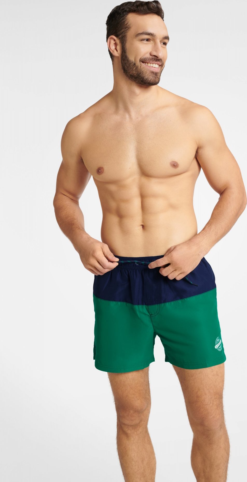 Tmavomodro-zelené plavky Gem 40780-59X dark blue-green Veľkosť: M