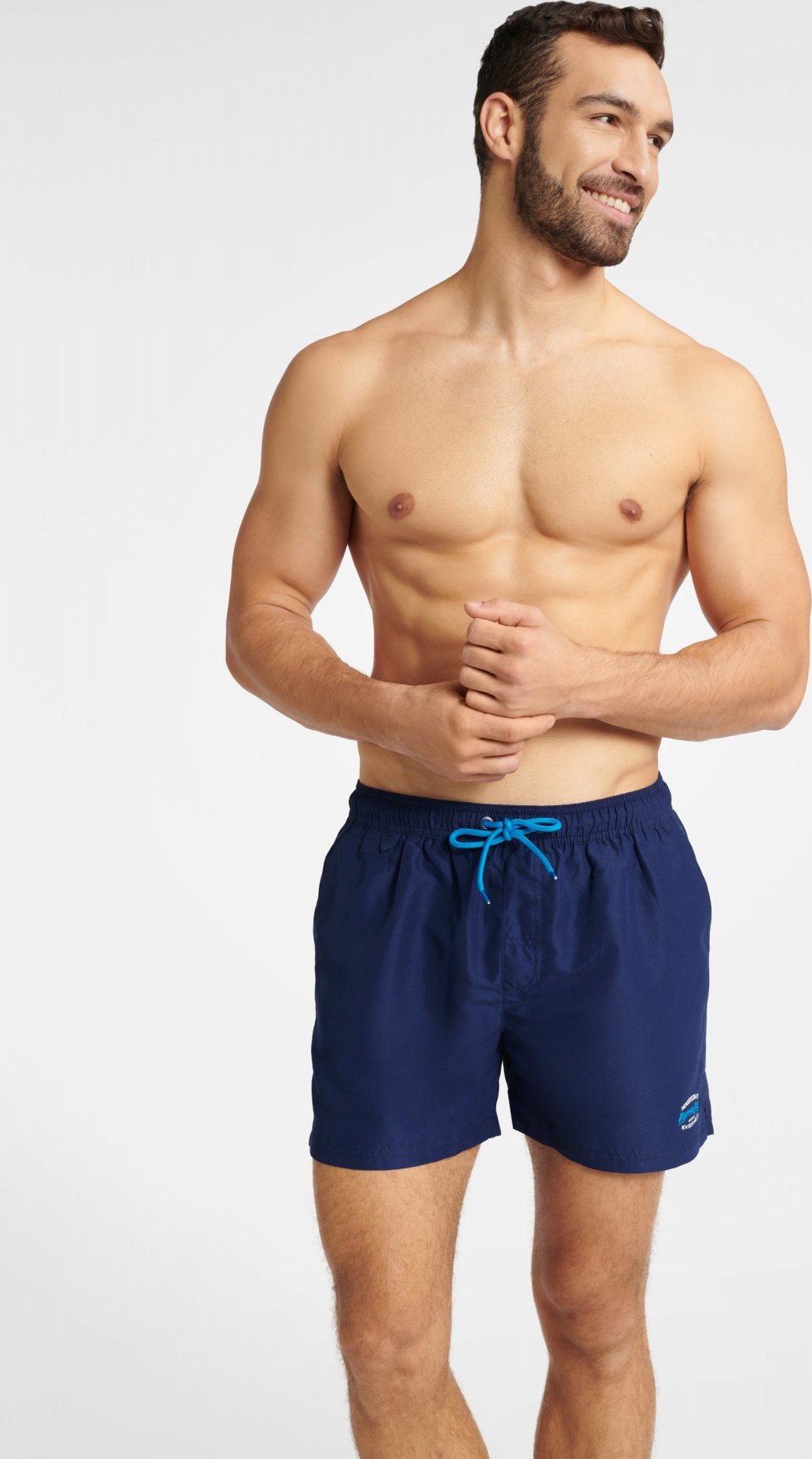 Tmavomodré pánske plavky Guard 40777-59X dark blue Veľkosť: M