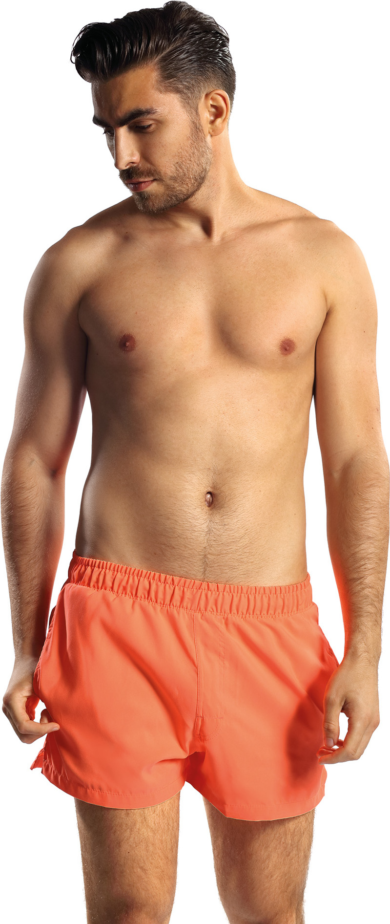 Oranžové pánske plavky F9541/V1 orange Veľkosť: S