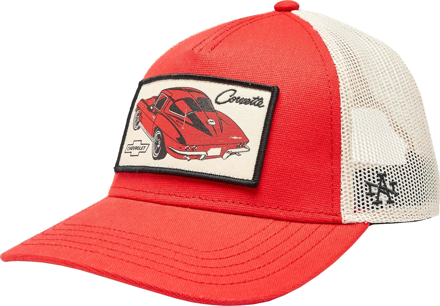 Červeno-biela šiltovka American Needle Valin Corvette Cap SMU679A-CORVETTE Veľkosť: ONE SIZE