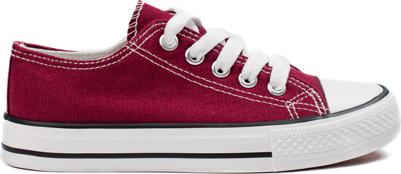 Vínové tenisky na šnurovanie 114-8WI/R Veľkosť: 32