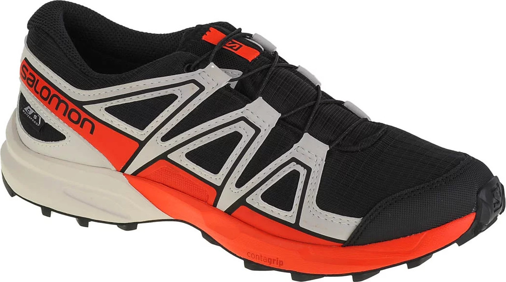 Čierno-béžové športové topánky Salomon Speedcross Jr 412874 Veľkosť: 32