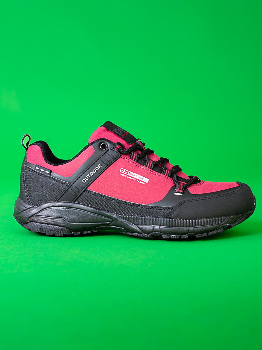 Pánske červené trekové topánky 1096BOR-M Veľkosť: 41