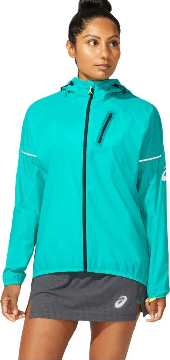 Tyrkysová športová bunda Asics FujiTrail Jacket 2012B930-800 Veľkosť: S