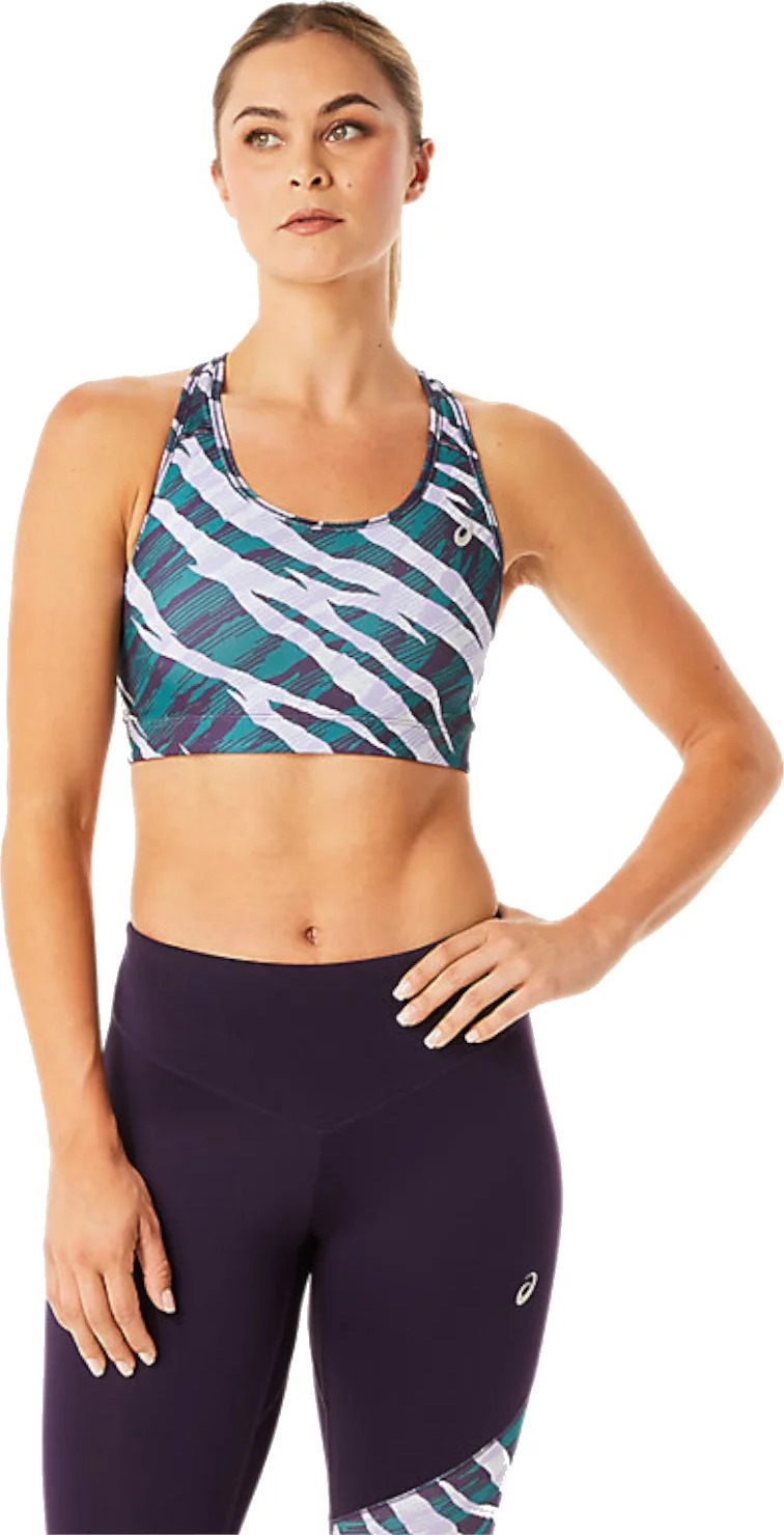 Vzorovaná športová podprsenka ASICS Wild Camo Bra 2012C376-500 Veľkosť: L