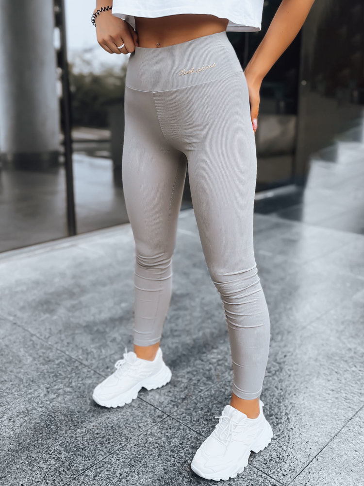 Sivé legíny LOOK AT ME UY1574 Veľkosť: L/XL
