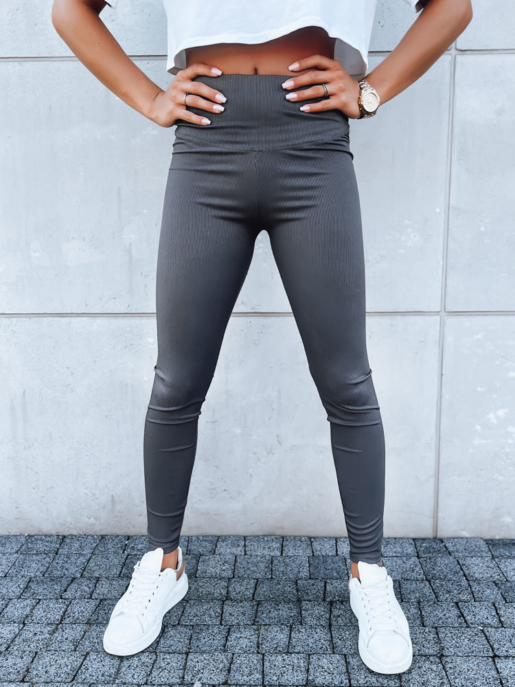 Sivé legíny LOOK ME UY1619 Veľkosť: XL/2XL