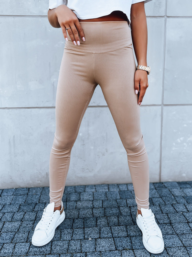 Svetlohnedé legíny LOOK AT ME UY1620 Veľkosť: XL/2XL