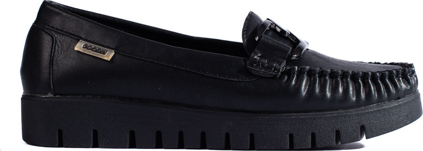 Čierne pohodlné Mokasíny GD-FL696B-B Veľkosť: 38