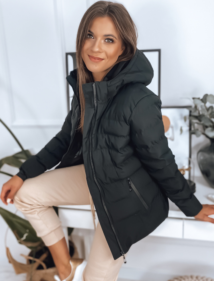 Čierna prešívaná športová bunda MILKY TY2938 Veľkosť: L