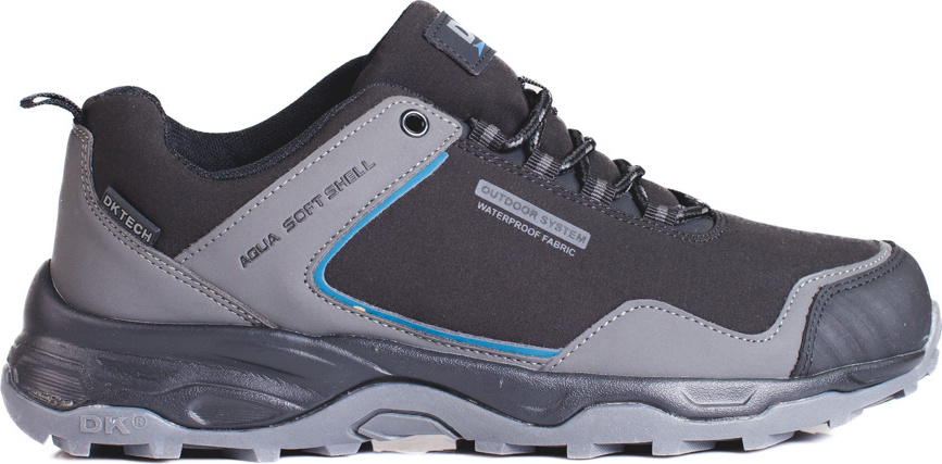 Pánske sivé trekové topánky 1100B/G-M Veľkosť: 41