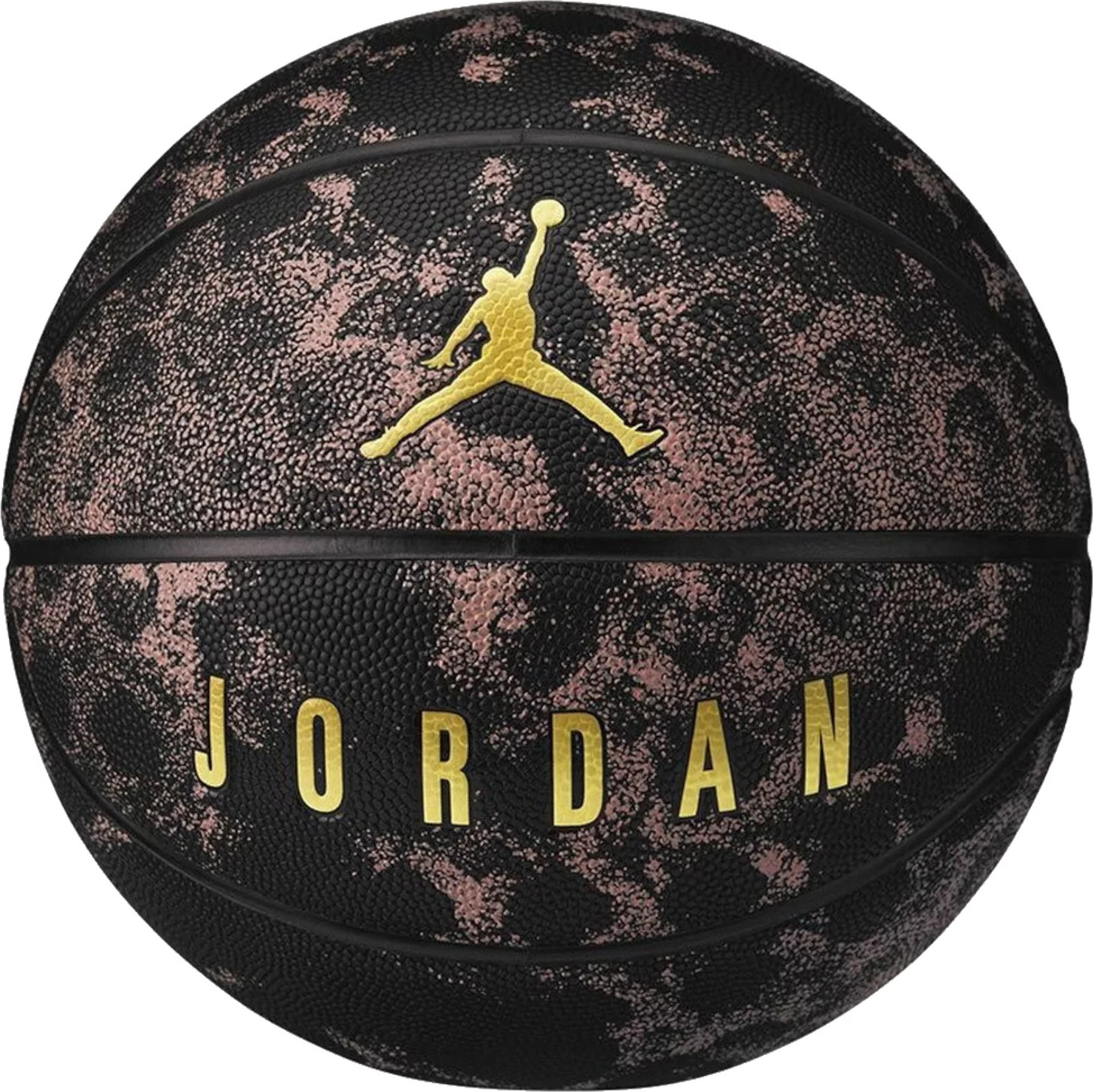 Čierna basketbalová lopta Jordan Ultimate 8P In/Out Ball J1008735-629 Veľkosť: 7