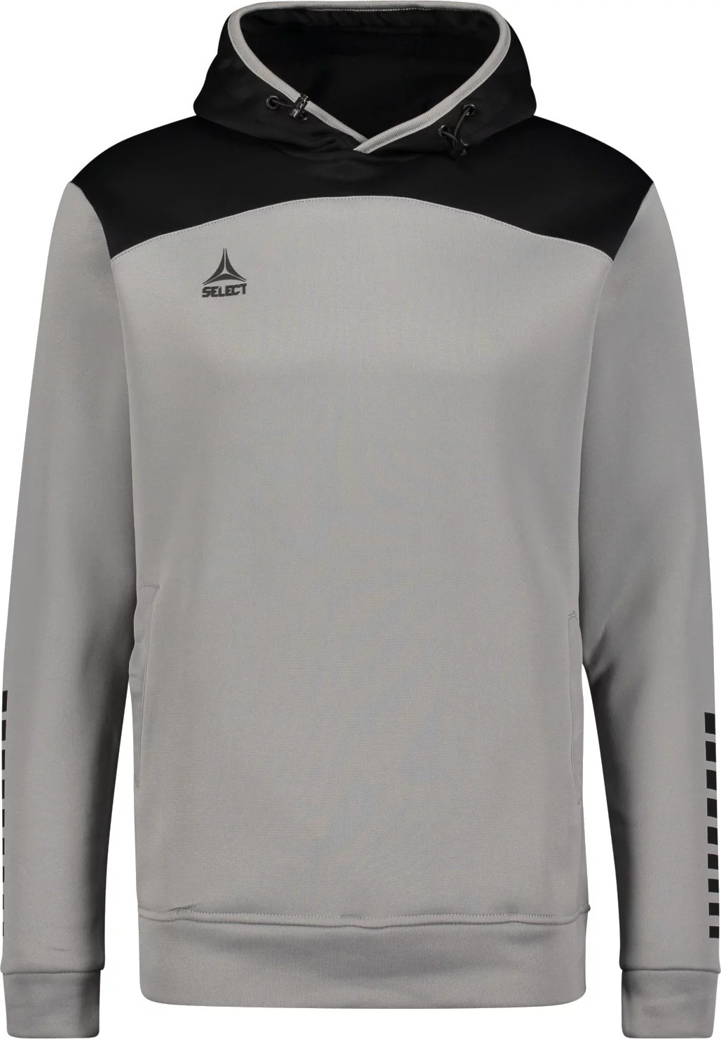Sivá športová mikina Select Oxford Hoodie 630041 Veľkosť: L