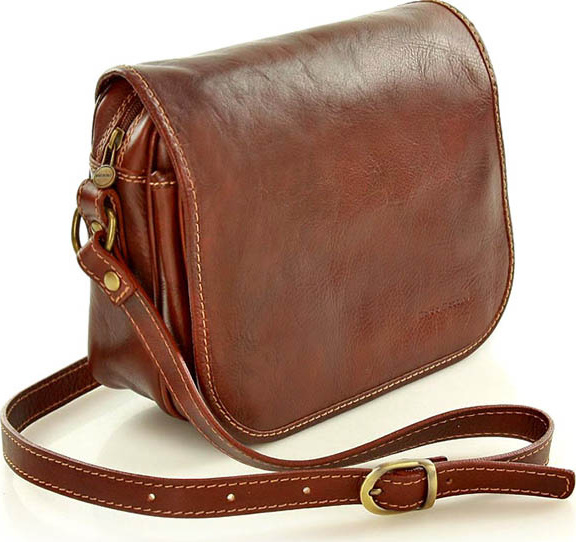 MAZZINI Hnedá kabelka cez rameno l87b Veľkosť: ONE SIZE