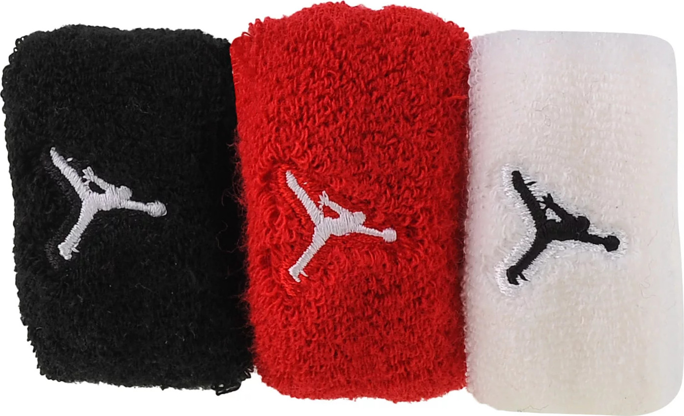 Farebné gumičky do vlasov Jordan Terry Hair Ties - biela/čierna/červená J1007015-117 Veľkosť: ONE SIZE