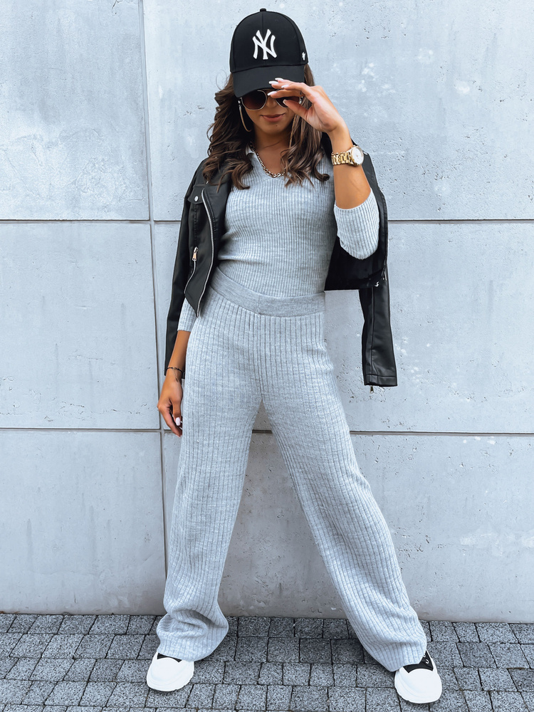 Široké rebrované nohavice MOSSYMOOD UY1691 Veľkosť: ONE SIZE