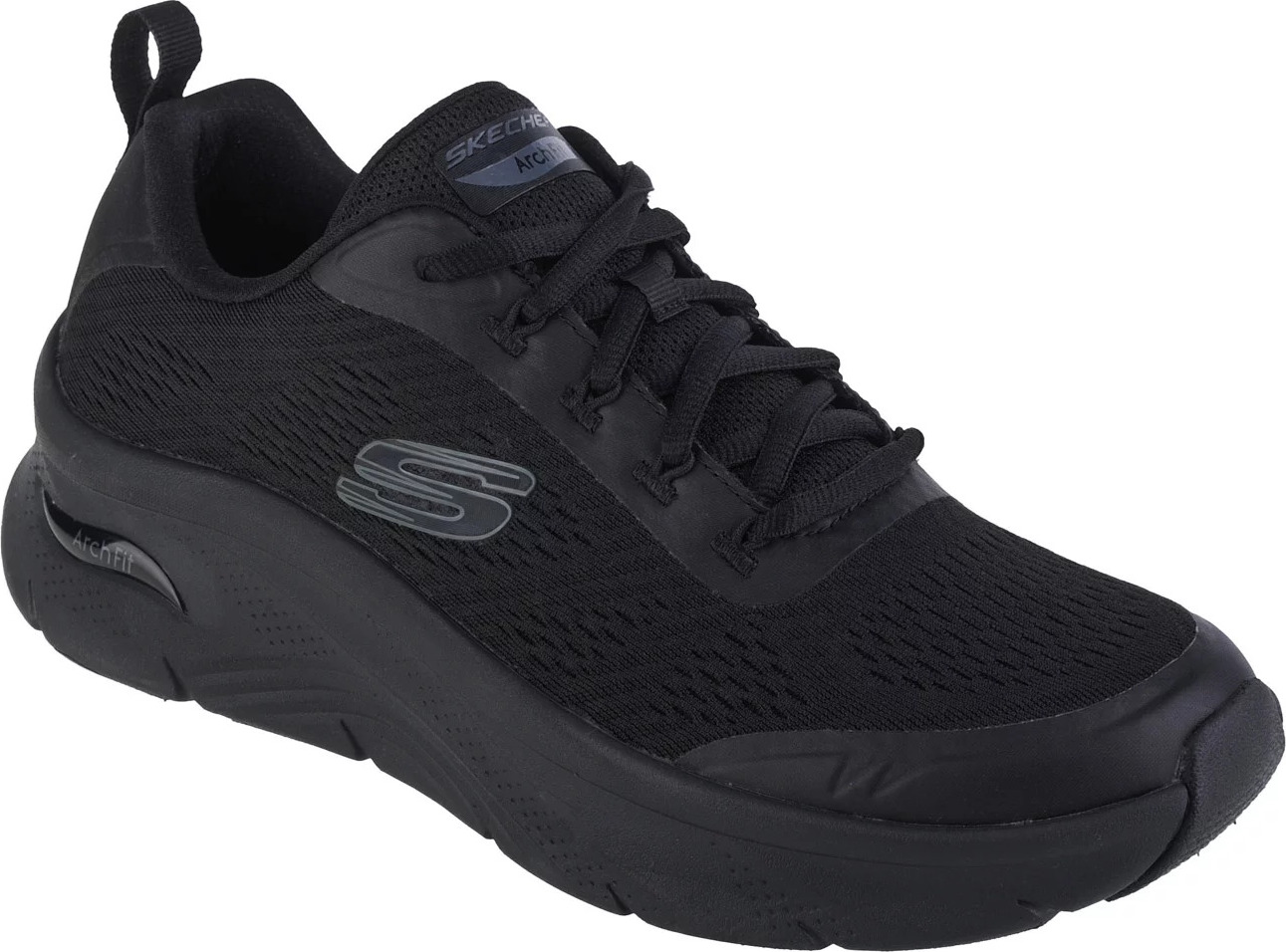 ČIERNE PÁNSKE TENISKY SKECHERS ARCH FIT D\'LUX-SUMNER 232502-BBK Veľkosť: 44