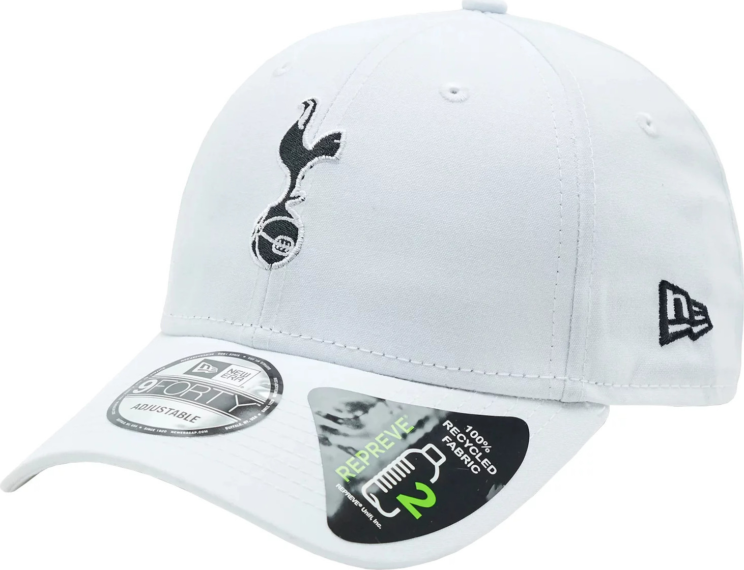 Biela pánska šiltovka New Era Repreve Flawless 940 9FORTY Tottenham Hotspur FC Cap 60293469 Veľkosť: ONE SIZE