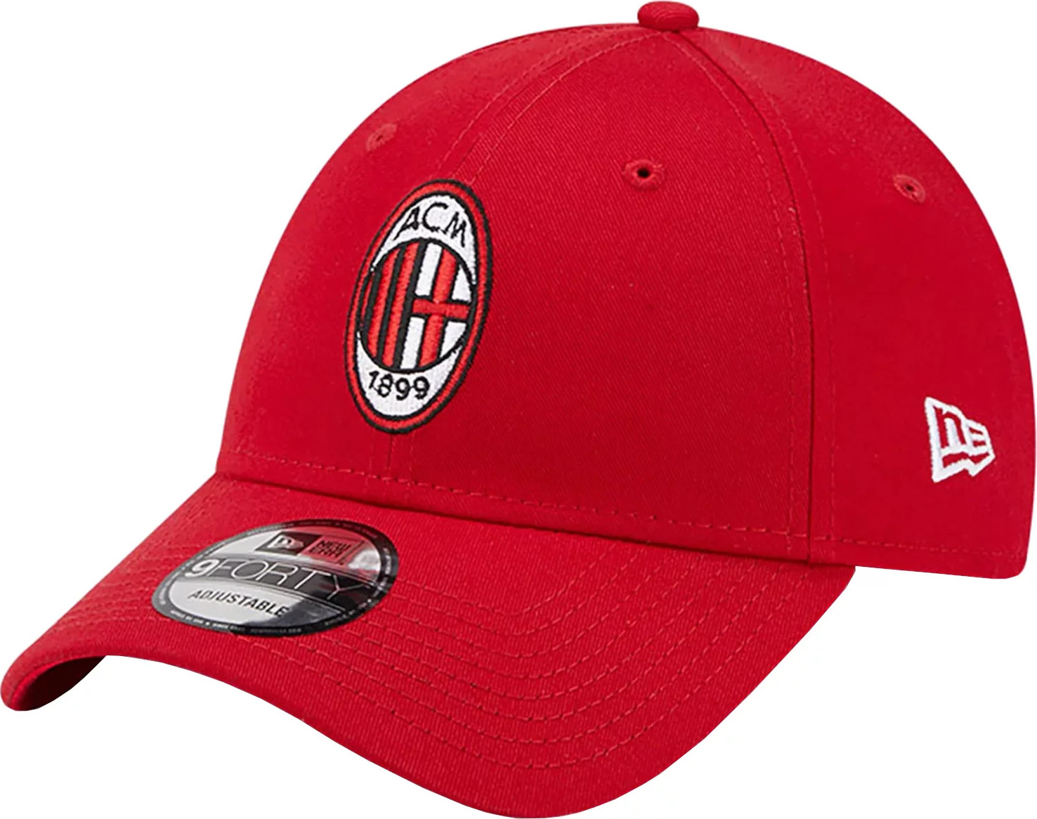 Červená pánska šiltovka New Era Core 9FORTY AC Milan Cap 60363653 Veľkosť: ONE SIZE