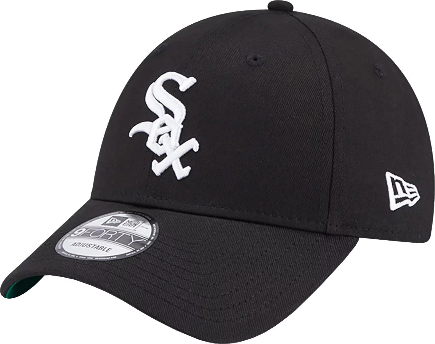 Čierna pánska šiltovka New Era Side Patch 9FORTY Chicago White Sox Cap 60364393 Veľkosť: ONE SIZE