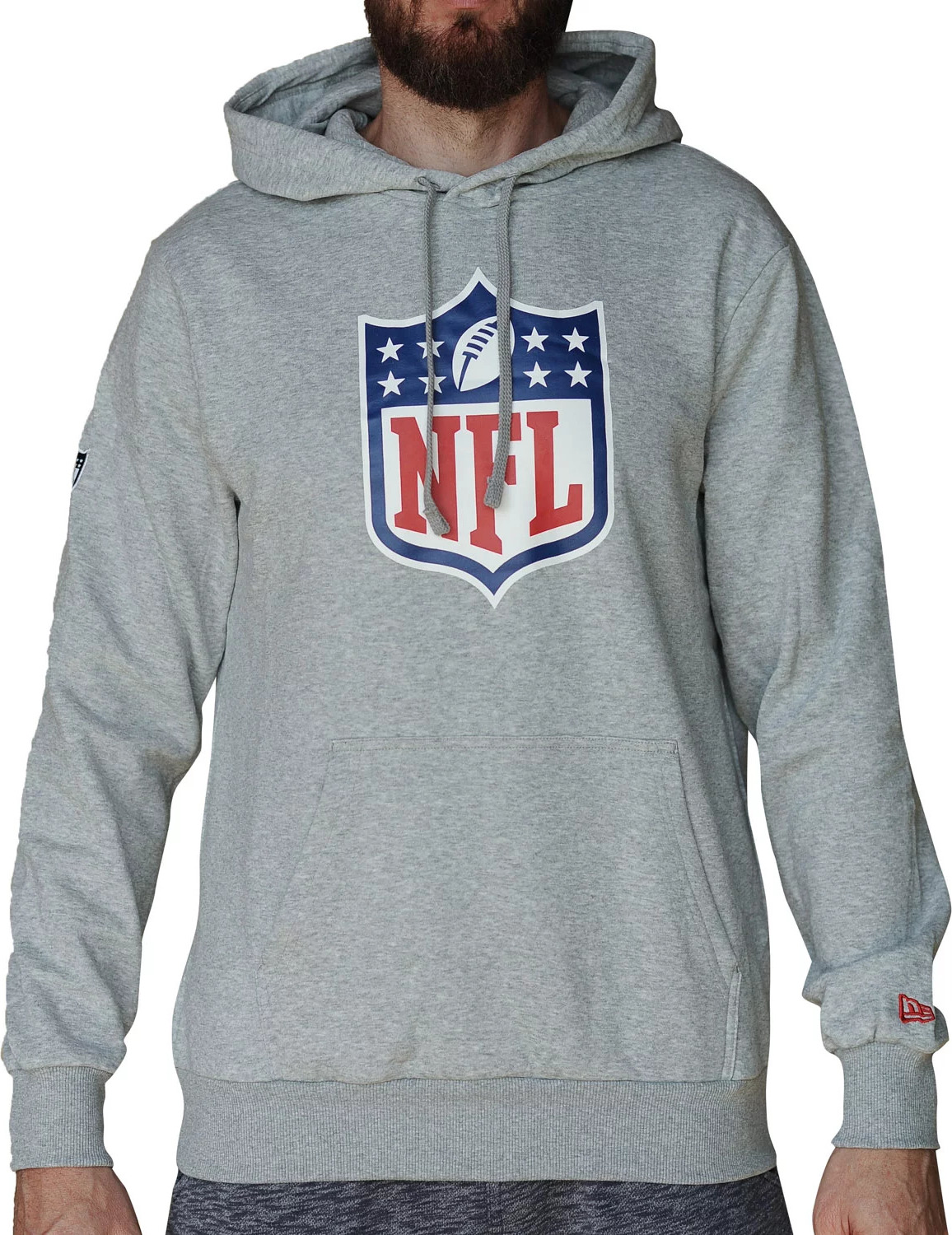 Svetlosivá pánska mikina New Era NFL Generic Logo Hoodie 60416768 Veľkosť: L