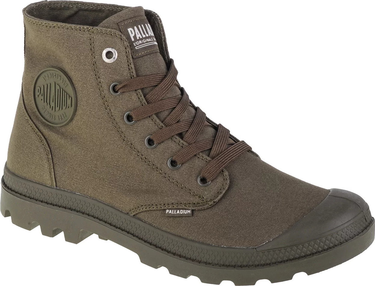 KHAKI ČLENKOVÁ PÁNSKA OBUV PALLADIUM MONO CHROME 73089-325-M Veľkosť: 45