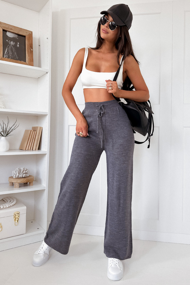 Sivé voľné nohavice LAKELIFE UY1687 Veľkosť: ONE SIZE