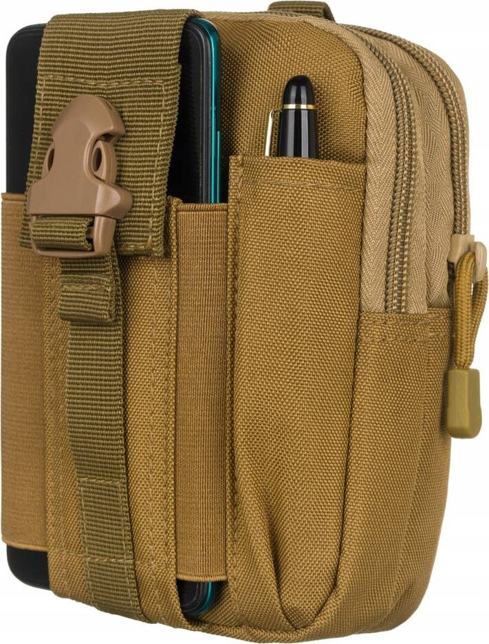 Khaki taška na opasok [DH] BL064 Veľkosť: ONE SIZE