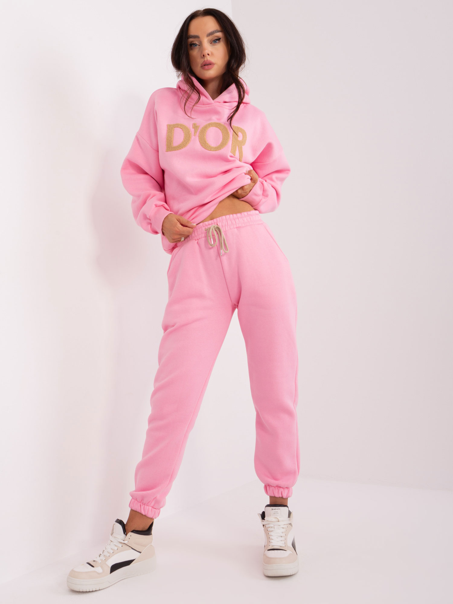 Ružová tepláková súprava EM-KMPL-802.97P-pink Veľkosť: ONE SIZE