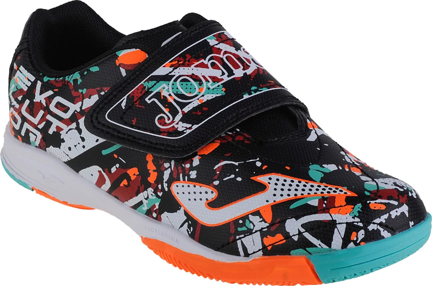 Čierne detské sálové tenisky Joma Evolution Jr 2301 IN EVJW2301INV Veľkosť: 28