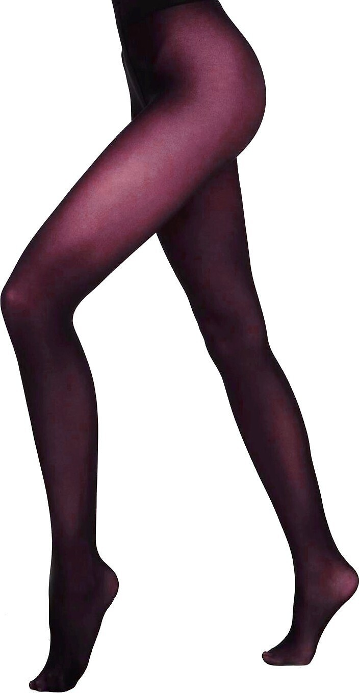 Pančuchové silonky Veneziana Dimension 30 den Veľkosť: 5XL, Barva: Vínová