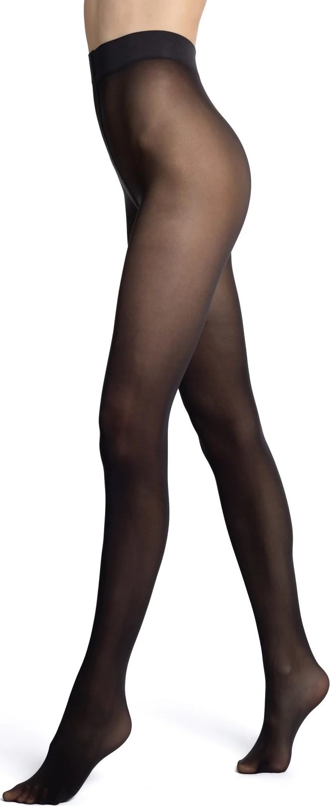 Pohodlné pančuchové nohavice Veneziana Dimension 30 den Veľkosť: S, Barva: čierna