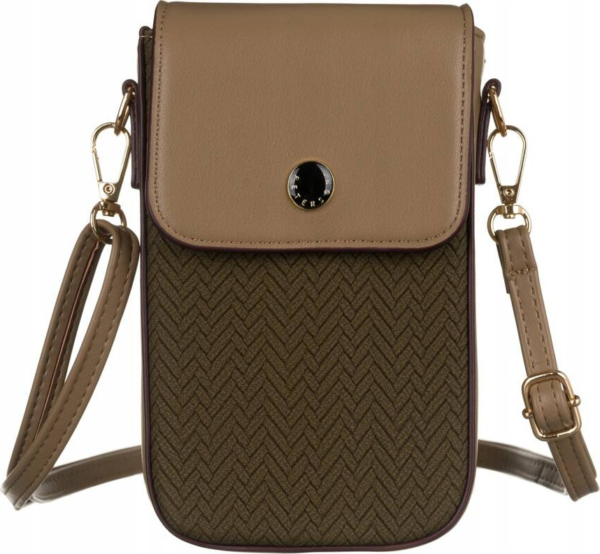 Peterson khaki mini crossbody kabelka [DH] PTN M-14 Veľkosť: ONE SIZE