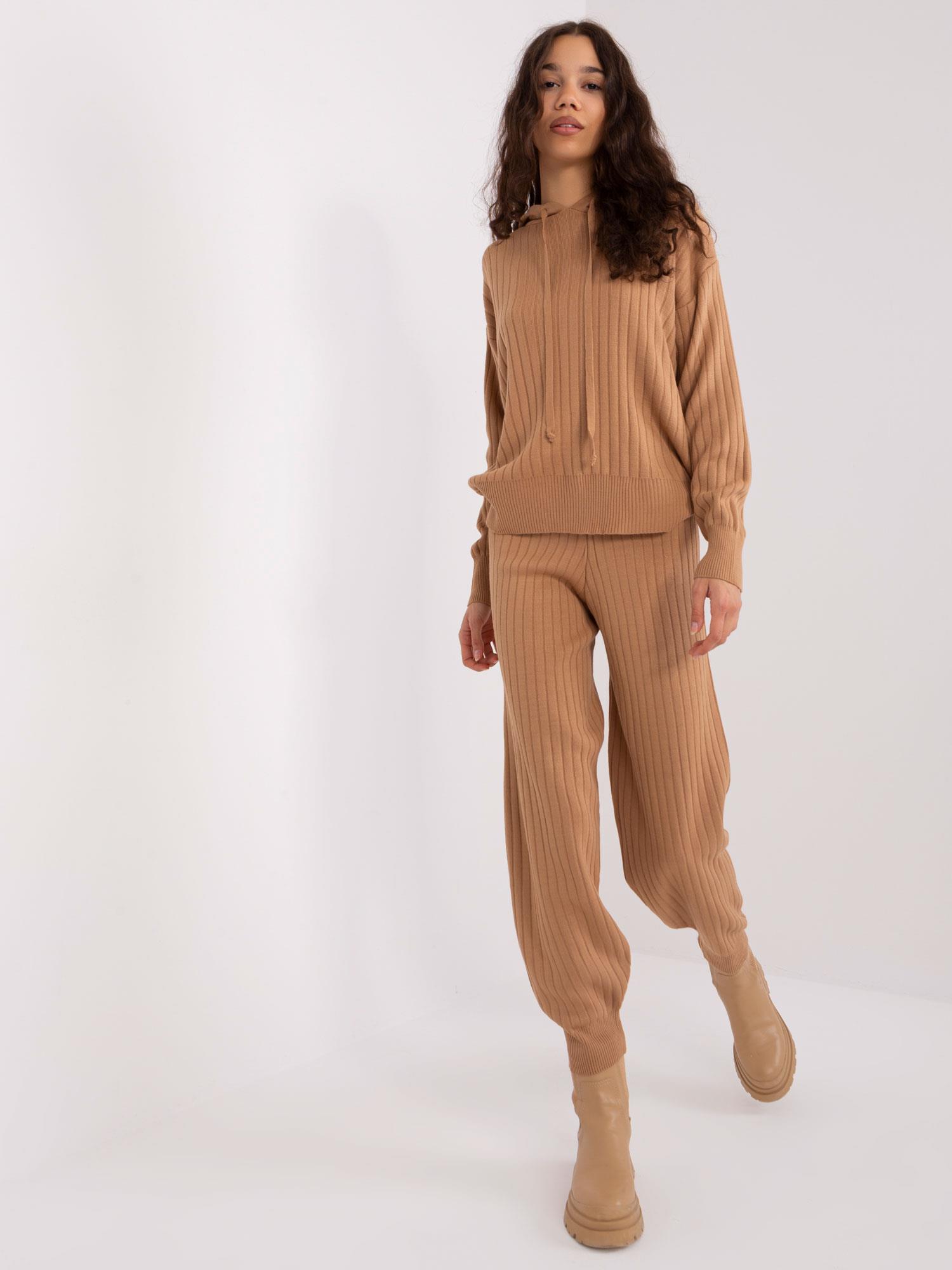 Camel dvojdielna súprava s kapucňou BA-KMPL-2211.22P-camel Veľkosť: ONE SIZE