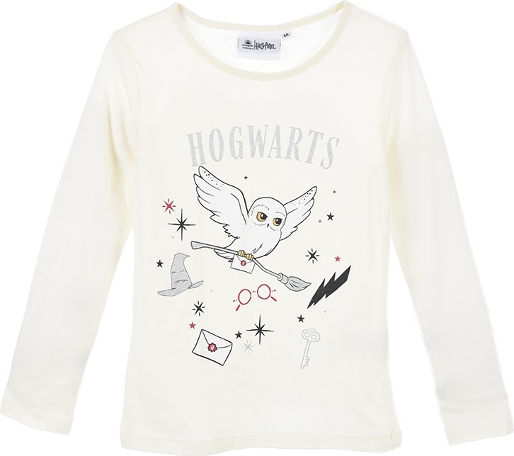 Harry Potter smotanové tričko s dlhým rukávom Veľkosť: 104