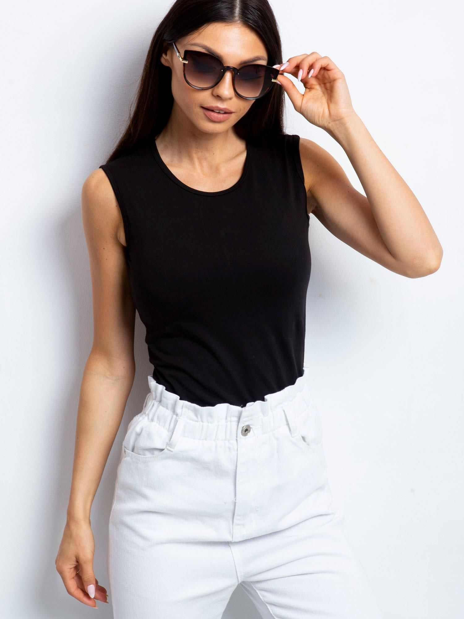 Čierny dámsky top BR-BO-2131.17-black Veľkosť: XL