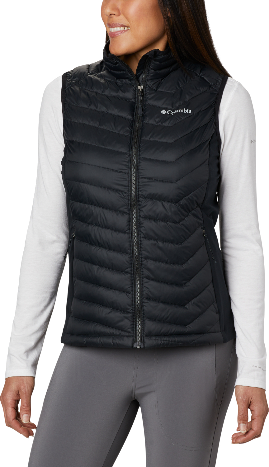 ČIERNA DÁMSKA VESTA COLUMBIA POWDER PASS VEST 1832222012 Veľkosť: M