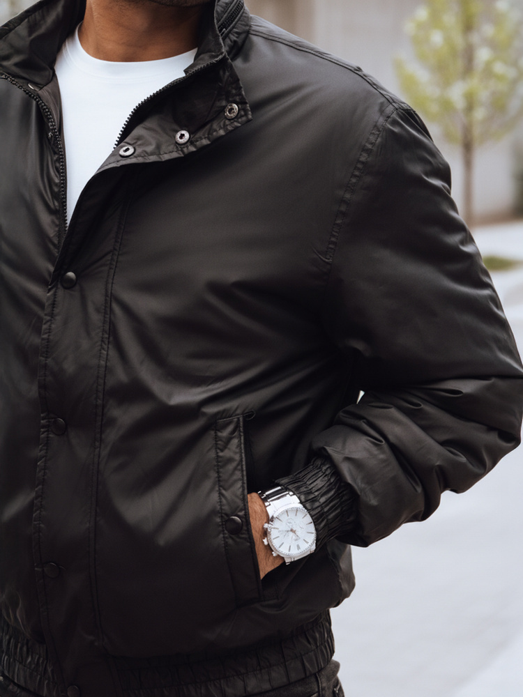 Čierna prechodná bunda TX4583 Veľkosť: 2XL