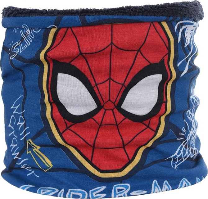 Spider-man tmavomodro-červený chlapčenský nákrčník Veľkosť: ONE SIZE
