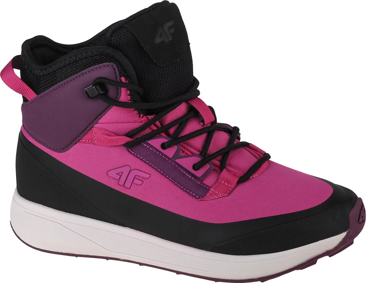 Tmavoružové snehule 4F Kids DCX-22 Snow Boots 4FJAW22FWINF009-54S Veľkosť: 35