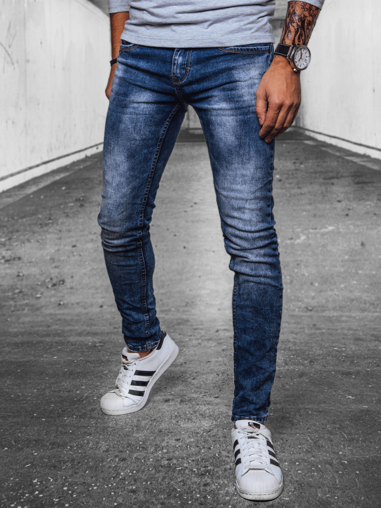 MODRÉ PÁNSKE SLIM FIT RIFLE UX4078 Veľkosť: 30