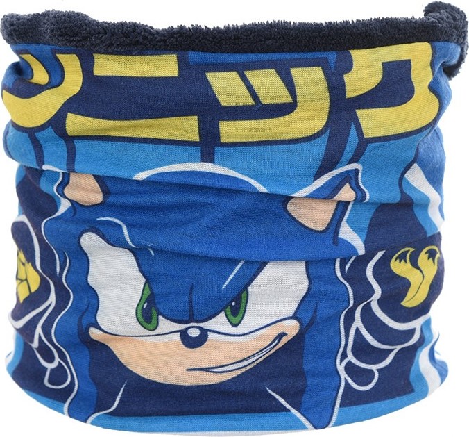 Sonic modrý chlapčenský nákrčník Veľkosť: ONE SIZE
