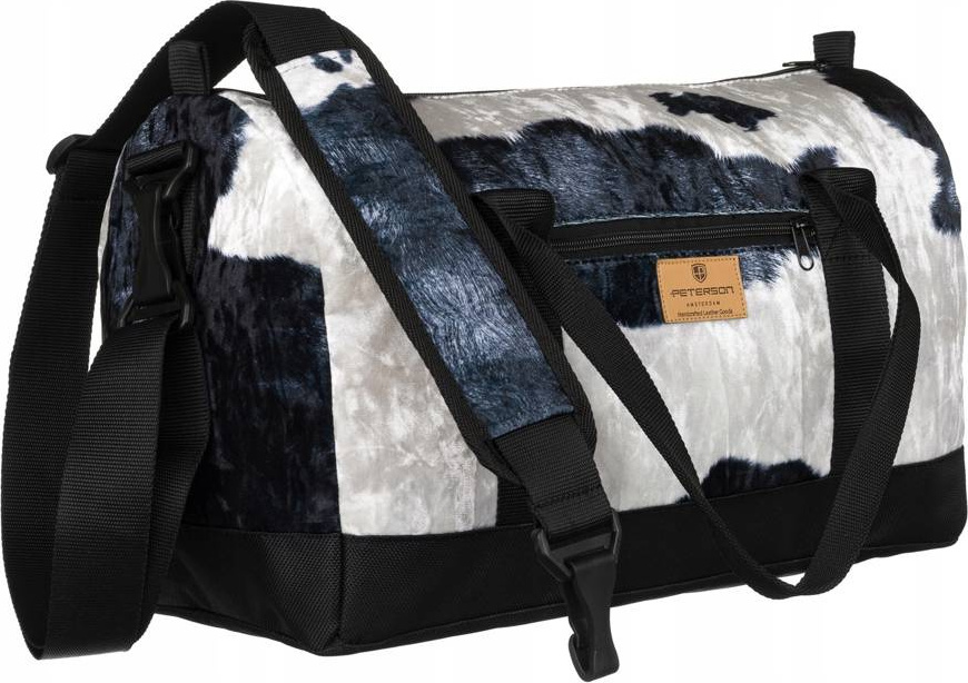 Peterson bielo-čierna cestovná taška [D] PTN TP-02-2 Veľkosť: ONE SIZE