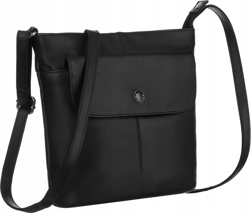 Peterson Čierna kožená messenger taška [DH] PTN TOR-346-SNC Veľkosť: ONE SIZE
