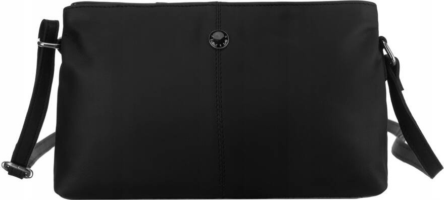 Peterson Čierna kožená meseenger taška [DH] PTN TOR-309-SNC Veľkosť: ONE SIZE