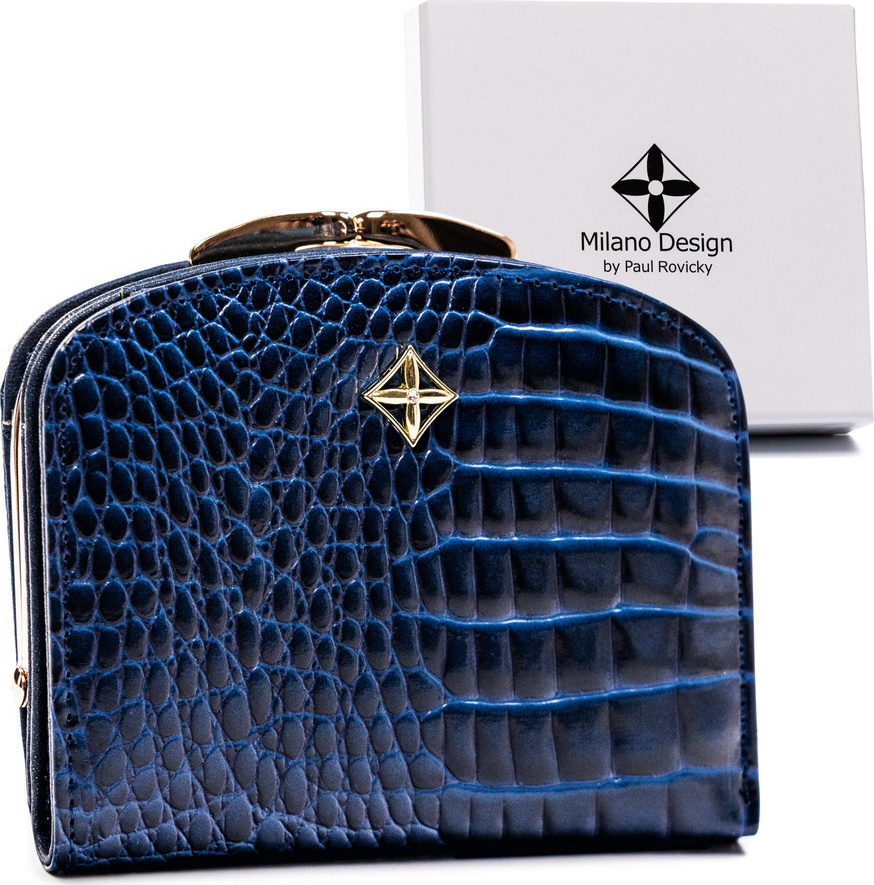 Milano Design tmavomodrá malá peňaženka T018 [DH] SF-1830-JM Veľkosť: ONE SIZE