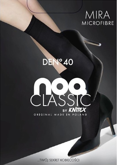 Hladké silonkové ponožky Knittex 42002 Mira MF 40 deň Veľkosť: ONE SIZE, Barva: Béžová