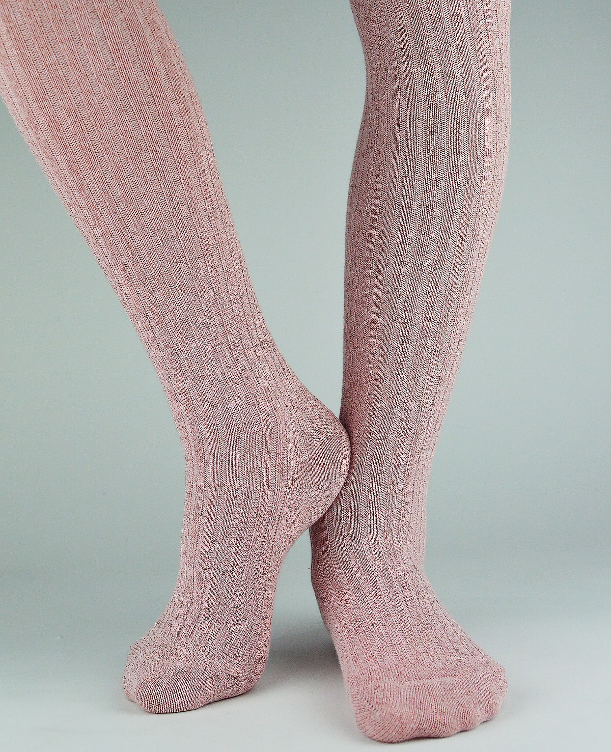 Dievčenské rebrované pančuchy Noviti RB005 Girl Prążek Lurex 140-146 Veľkosť: 140-146, Barva: ružová