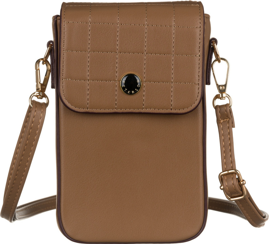 Peterson svetlohnedá mini crossbody kabelka [DH] PTN M-15 Veľkosť: ONE SIZE