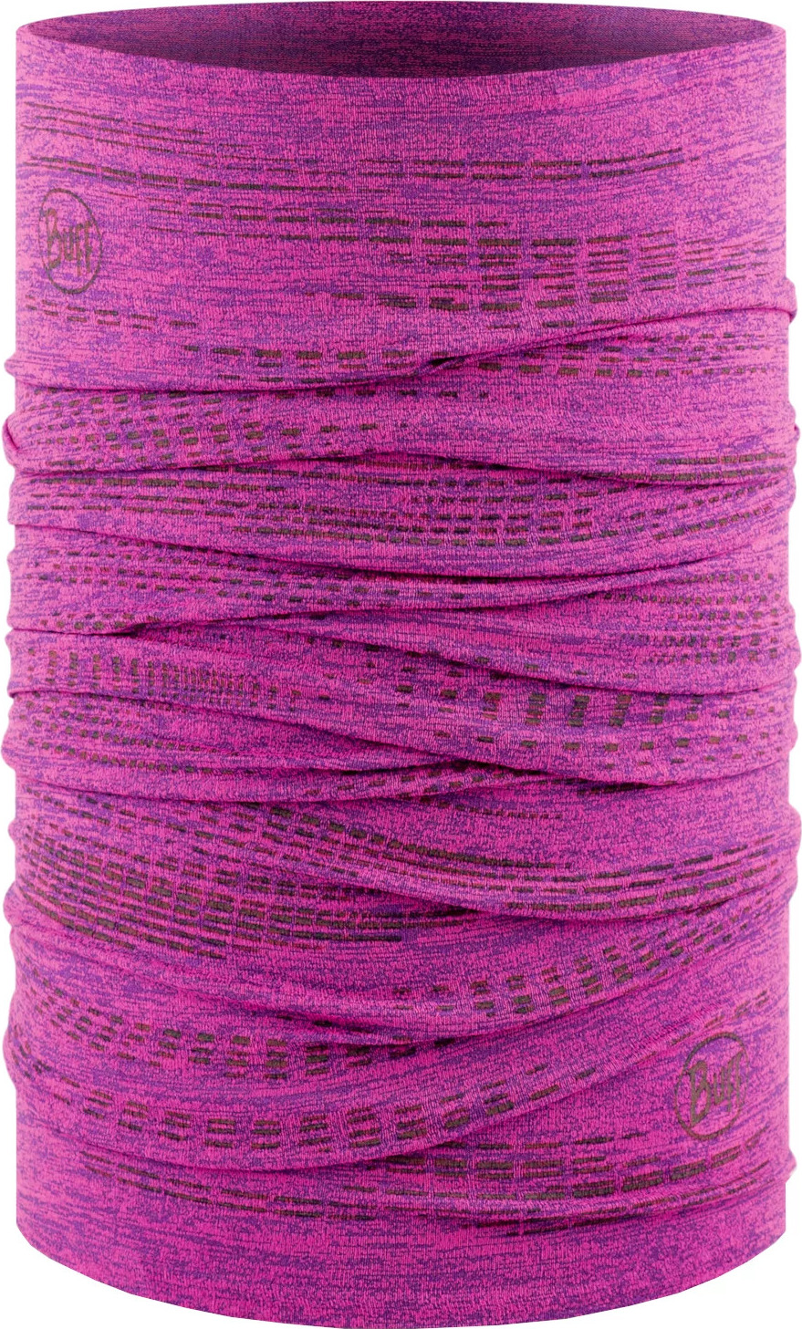 Tmavoružový športový nákrčník Buff Dryflx Tube Scarf 1180965221000 Veľkosť: ONE SIZE